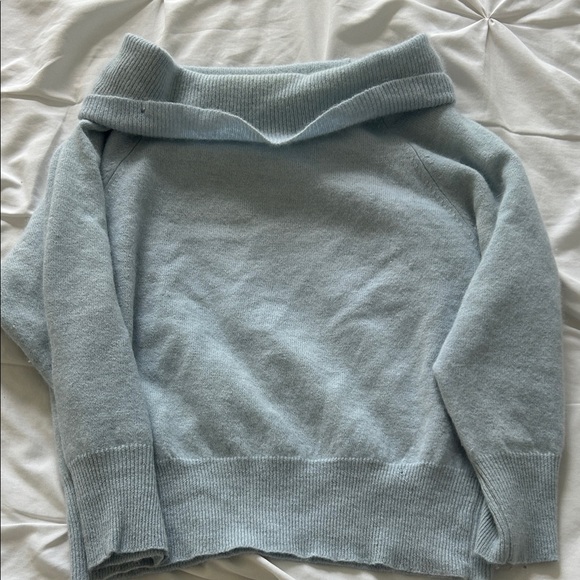 Light Blue Women's Sweater - Picture 1 of 4